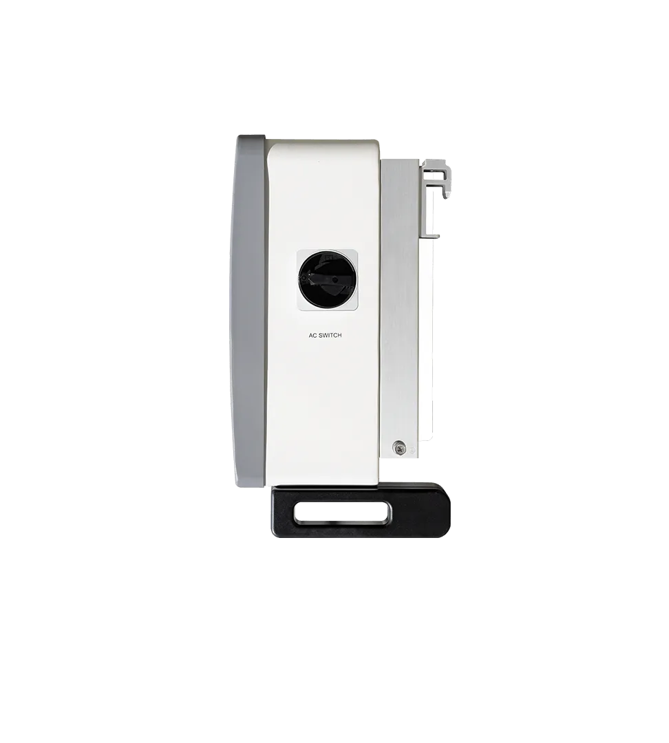 Solis-80K-5G — Solis 5G Series Inverter Side View AC Switch Mounting Bracket OSG Oriana India